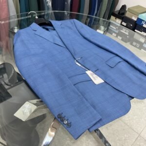 Abito emporio monopetto a quadri colore Avion