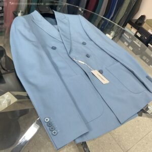 Abito emporio, doppiopetto, colore azzurro