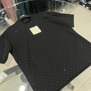 T-shirt con brillanti